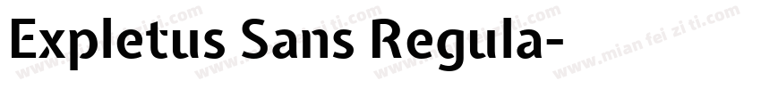 Expletus Sans Regula字体转换